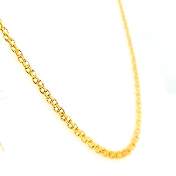 14k Yellow Gold Bismark Chain Image 2 Arezzo Jewelers Elmwood Park, IL
