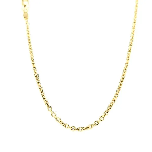 14k Yellow Gold Heavy Rolo Chain Arezzo Jewelers Elmwood Park, IL