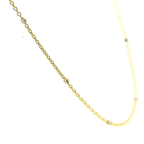 14k Yellow Gold Rolo Chain Image 2 Arezzo Jewelers Elmwood Park, IL