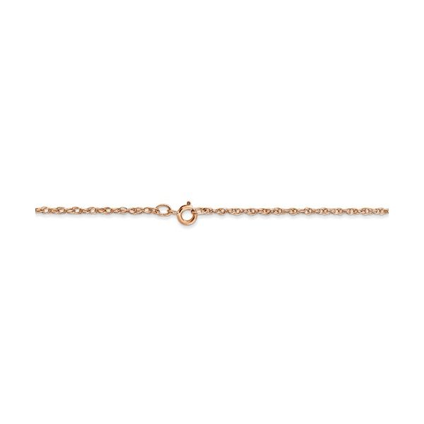 14k Rose Gold 1.15mm Carded Rope Chain Image 3 Arezzo Jewelers Elmwood Park, IL