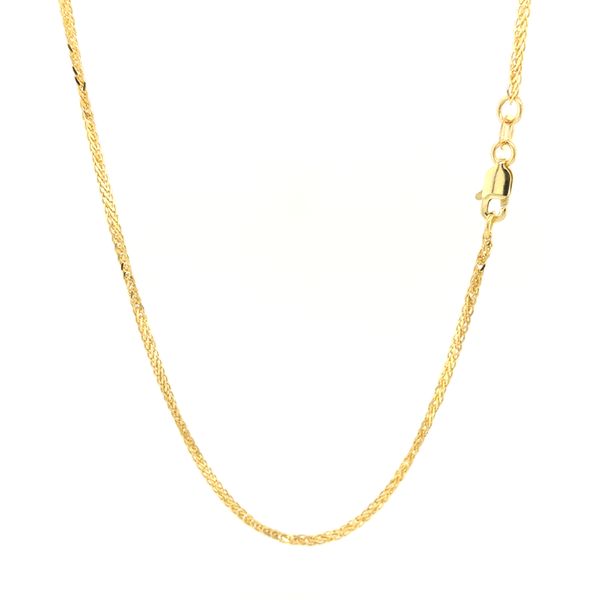 14k Yellow Gold  Gold 1.6mm Spiga Chain Arezzo Jewelers Elmwood Park, IL