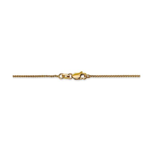 14k Yellow Gold Diamond Cut Spiga Chain Image 4 Arezzo Jewelers Elmwood Park, IL