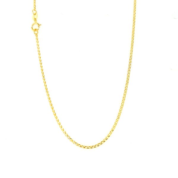 14k Yellow Gold 1.5mm Spiga Chain Arezzo Jewelers Elmwood Park, IL