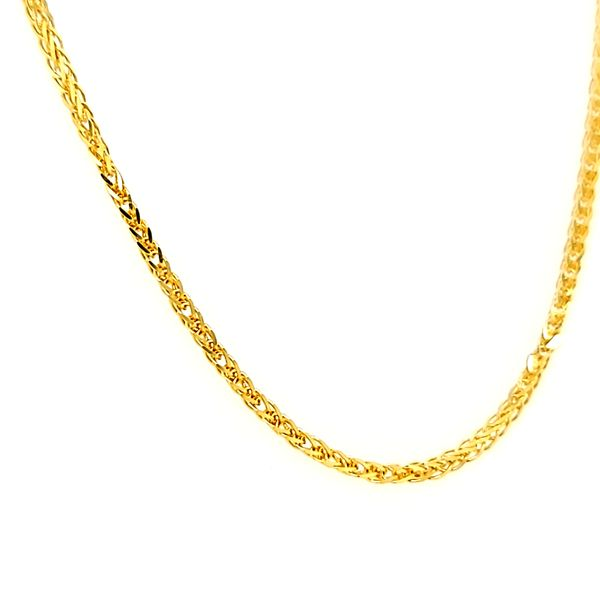 14k Yellow Gold 1.5mm Spiga Chain Image 2 Arezzo Jewelers Elmwood Park, IL