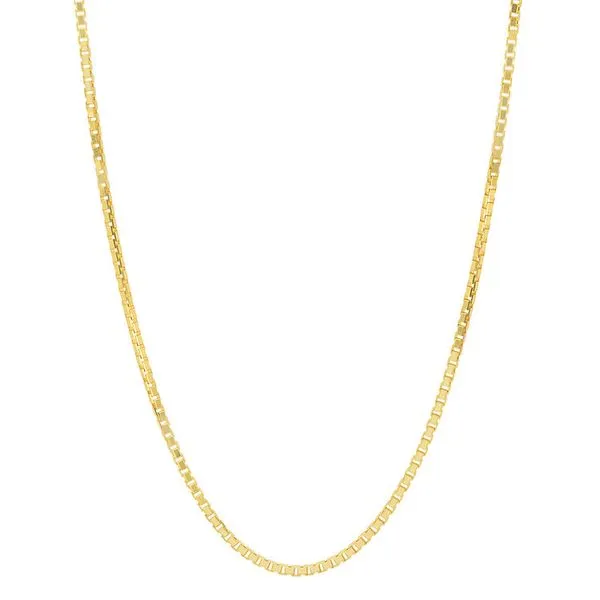 14k Yellow Gold Box Chain, 24