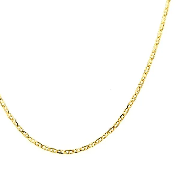 14 Yellow Gold 1mm Anchor Link Chain Image 2 Arezzo Jewelers Elmwood Park, IL