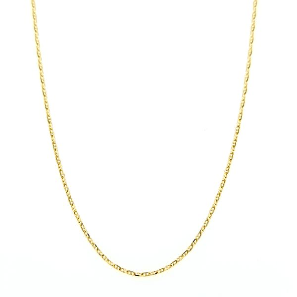 14 Yellow Gold 1mm Anchor Link Chain Arezzo Jewelers Elmwood Park, IL