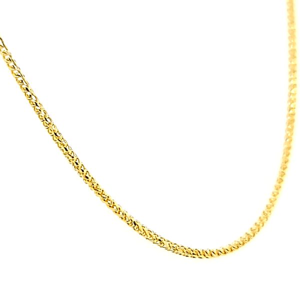 14k Yellow Gold 1mm Franco / Foxtail Link Chain Image 2 Arezzo Jewelers Elmwood Park, IL