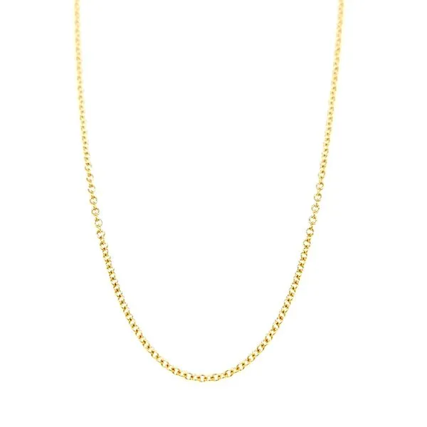 14k Yellow Gold 1.5mm Rolo Link Chain Arezzo Jewelers Elmwood Park, IL