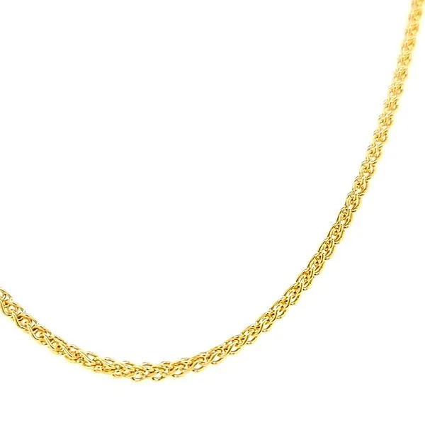 14k Yellow Gold 1.8mm Foxtail Link Chain Image 2 Arezzo Jewelers Elmwood Park, IL