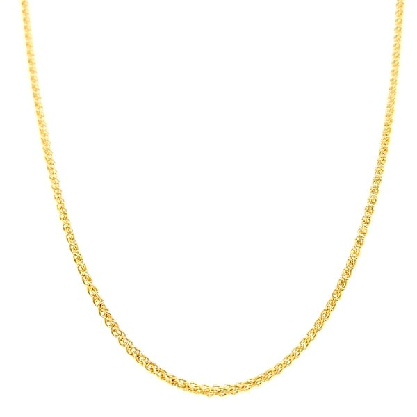 14k Yellow Gold 1.8mm Foxtail Link Chain Arezzo Jewelers Elmwood Park, IL