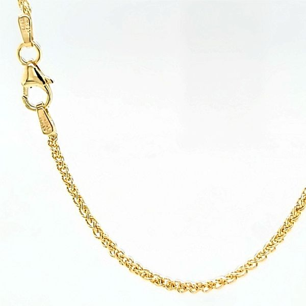 14k Yellow Gold 1.8mm Foxtail Link Chain Image 2 Arezzo Jewelers Elmwood Park, IL