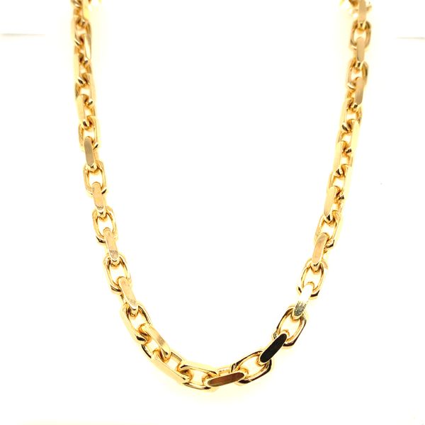 14k Yellow Solid Hermes Link Gold Chain Arezzo Jewelers Elmwood Park, IL