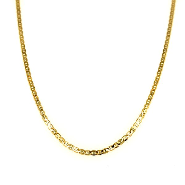 18k Yellow Gold Polished Anchor Link Chain Arezzo Jewelers Elmwood Park, IL