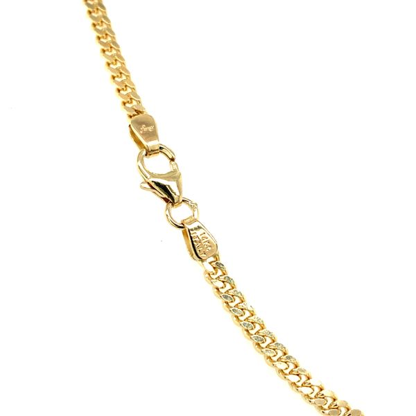14k Yellow Gold Curb Link Chain Image 3 Arezzo Jewelers Elmwood Park, IL