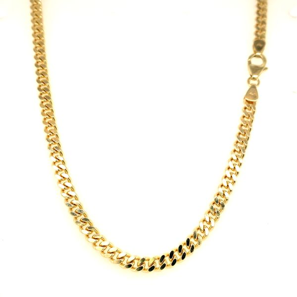 14k Yellow Gold Curb Link Chain Arezzo Jewelers Elmwood Park, IL