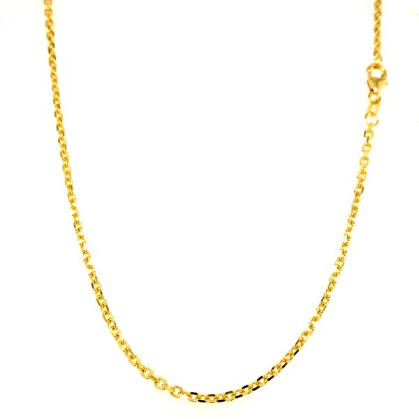 14k Yellow Gold Cable Link Chain Arezzo Jewelers Elmwood Park, IL