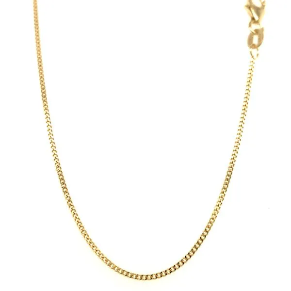 14k Yellow Gold Curb Link Chain Image 2 Arezzo Jewelers Elmwood Park, IL