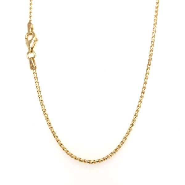 14k Yellow Gold 1.3mm Franco Link Chain Arezzo Jewelers Elmwood Park, IL