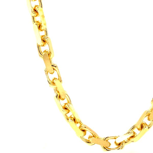 14k Yellow Gold 4.2mm Hermes Link Chain Image 3 Arezzo Jewelers Elmwood Park, IL