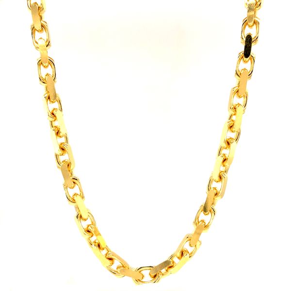 14k Yellow Gold 4.2mm Hermes Link Chain Arezzo Jewelers Elmwood Park, IL