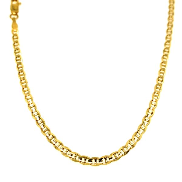 14k Yellow Gold 3mm Gucci Link Chain Arezzo Jewelers Elmwood Park, IL