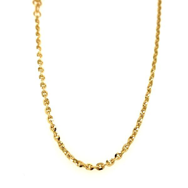 14k Yellow Gold 2mm Cable Link Chain Arezzo Jewelers Elmwood Park, IL