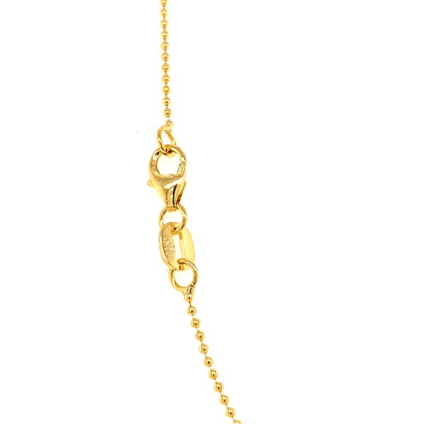 14k Yellow Gold 1mm Ball Link Chain Image 3 Arezzo Jewelers Elmwood Park, IL