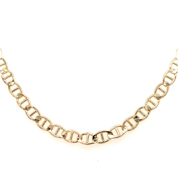 14k Yellow Gold 3mm Anchor Link Chain Image 2 Arezzo Jewelers Elmwood Park, IL