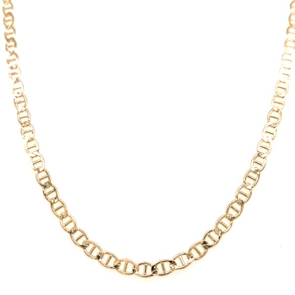 14k Yellow Gold 3mm Anchor Link Chain Arezzo Jewelers Elmwood Park, IL