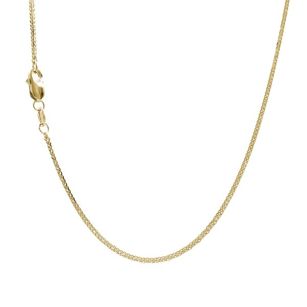 14k Yellow Gold 1mm Spiga Link Chain Arezzo Jewelers Elmwood Park, IL