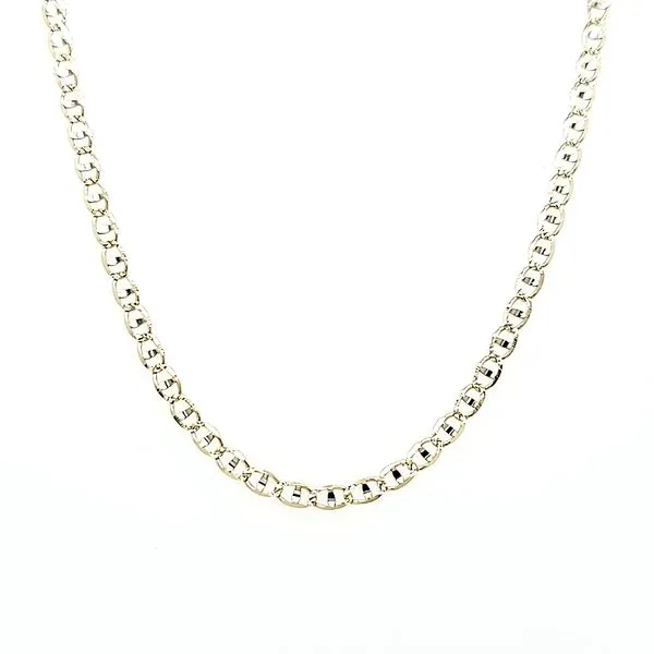 14k Two Tone Diamond Cut Gucci Link Chain Arezzo Jewelers Elmwood Park, IL