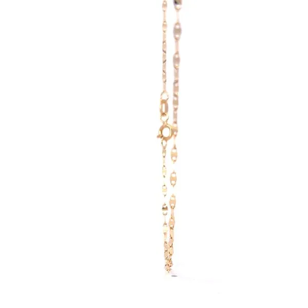 18k Yellow Gold Mirror Link Chain Image 4 Arezzo Jewelers Elmwood Park, IL
