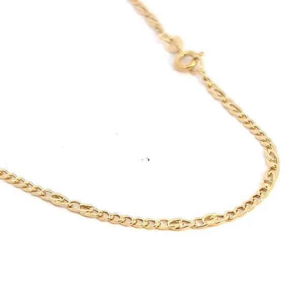 18k Yellow Gold 2.4mm Fancy Link Chain Image 4 Arezzo Jewelers Elmwood Park, IL