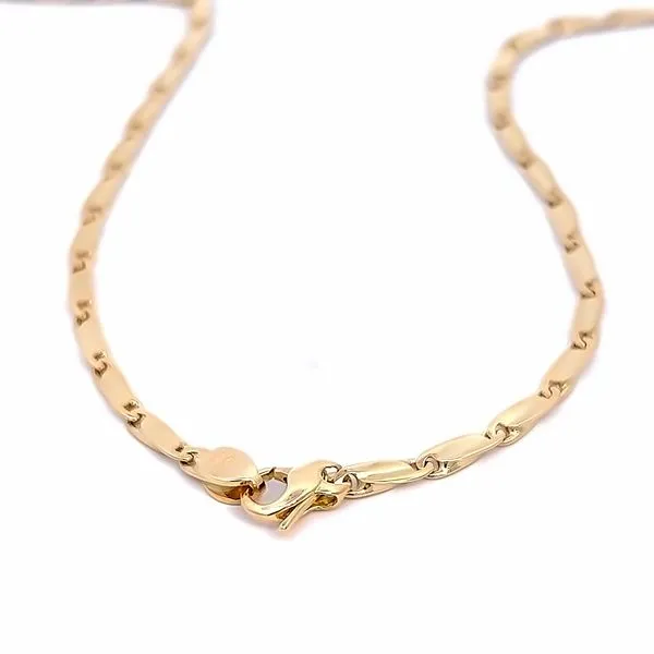 18K Yellow Gold 3.15mm Fancy Italian Link Chain Image 2 Arezzo Jewelers Elmwood Park, IL