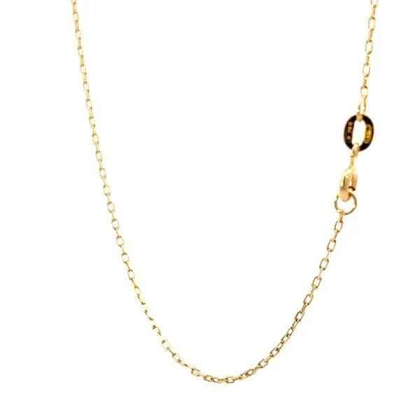 18K Yellow Gold Long Oval D.C. Anchor 1.1mm Chain Image 2 Arezzo Jewelers Elmwood Park, IL