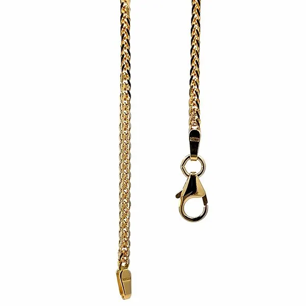 18K Yellow Gold 1.44mm Spiga Link Chain Image 2 Arezzo Jewelers Elmwood Park, IL