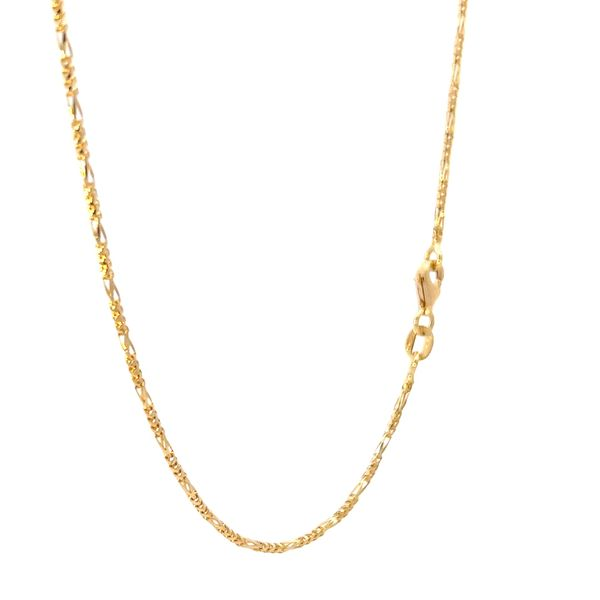 18K Yellow Gold 1.45mm Alt. Franco Link Chain Image 3 Arezzo Jewelers Elmwood Park, IL