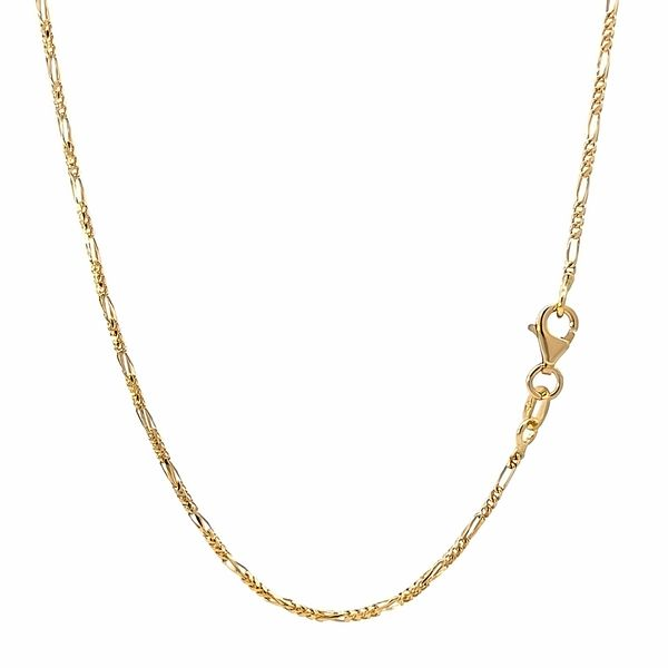 18K Yellow Gold 1.45mm Alt. Franco Link Chain Arezzo Jewelers Elmwood Park, IL