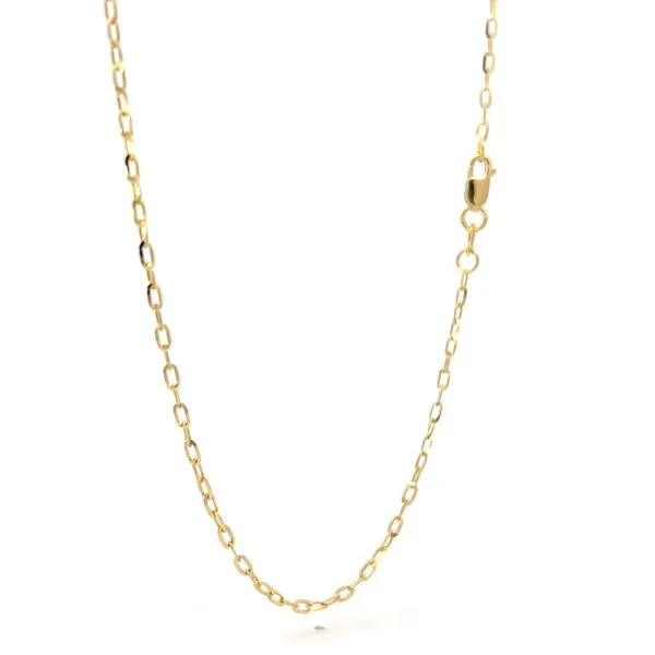 18K Yellow Gold 1.76mm Anchor Link Chain Image 2 Arezzo Jewelers Elmwood Park, IL
