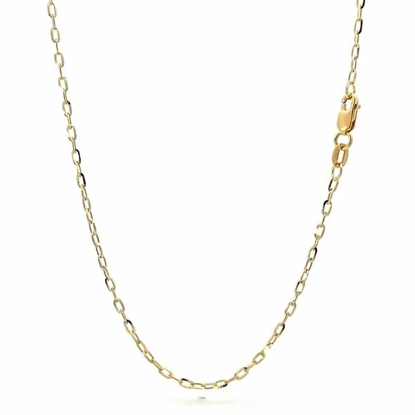 18K Yellow Gold 1.76mm Anchor Link Chain Arezzo Jewelers Elmwood Park, IL