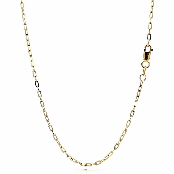 18k Yellow Gold 1.76mm Anchor Link Chain Arezzo Jewelers Elmwood Park, IL