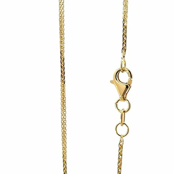 18K Yellow Gold 1.06mm Franco Link Chain Image 2 Arezzo Jewelers Elmwood Park, IL