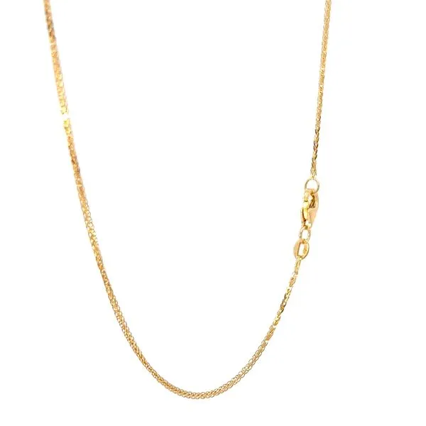18K Yellow Gold 1.06mm Franco Link Chain Image 4 Arezzo Jewelers Elmwood Park, IL