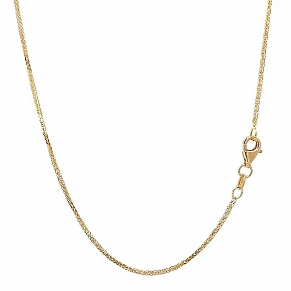 18K Yellow Gold 1.06mm Franco Link Chain Arezzo Jewelers Elmwood Park, IL