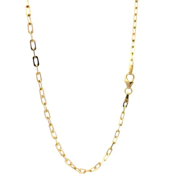18K Yellow Gold 2.15mm Anchor Link Chain Image 3 Arezzo Jewelers Elmwood Park, IL