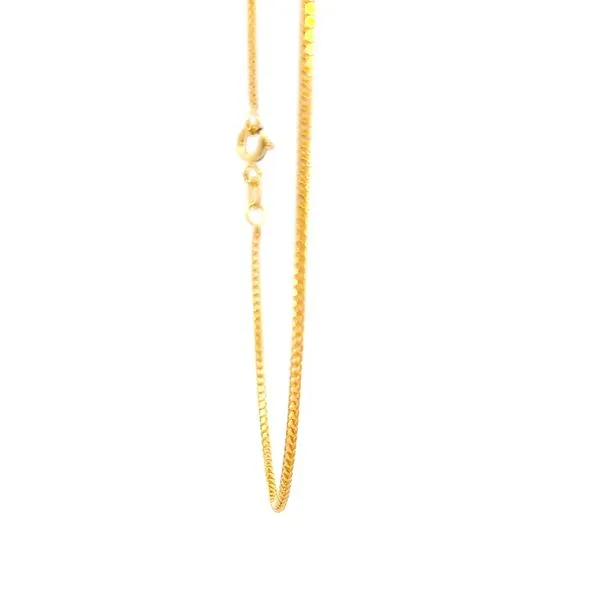 14K Yellow Gold Franco Link Pendant Chain Image 2 Arezzo Jewelers Elmwood Park, IL