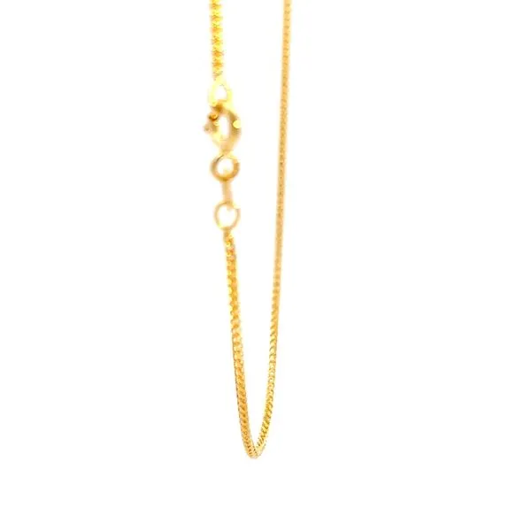 14K Yellow Gold Franco Link Pendant Chain Image 4 Arezzo Jewelers Elmwood Park, IL