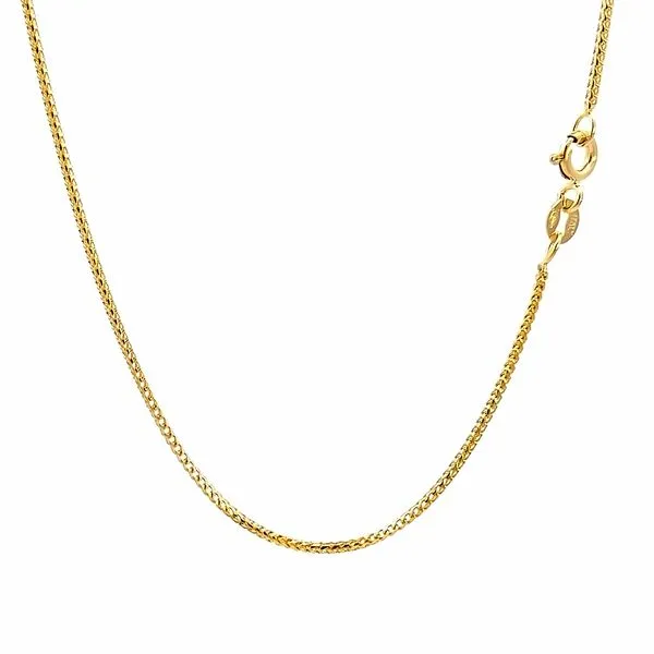 14K Yellow Gold Franco Link Pendant Chain Arezzo Jewelers Elmwood Park, IL