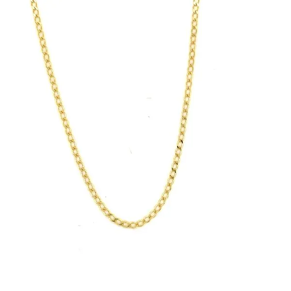 14k Yellow Gold 1.5mm Battuta Link Chain Arezzo Jewelers Elmwood Park, IL